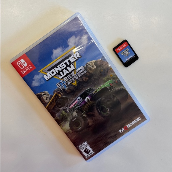 Monster Jam: Steel Titans 2 Nintendo Switch 128gb Micro SD Card Bundle